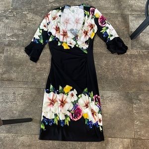 Joseph Ribkoff Womens Floral Dress- Size 8